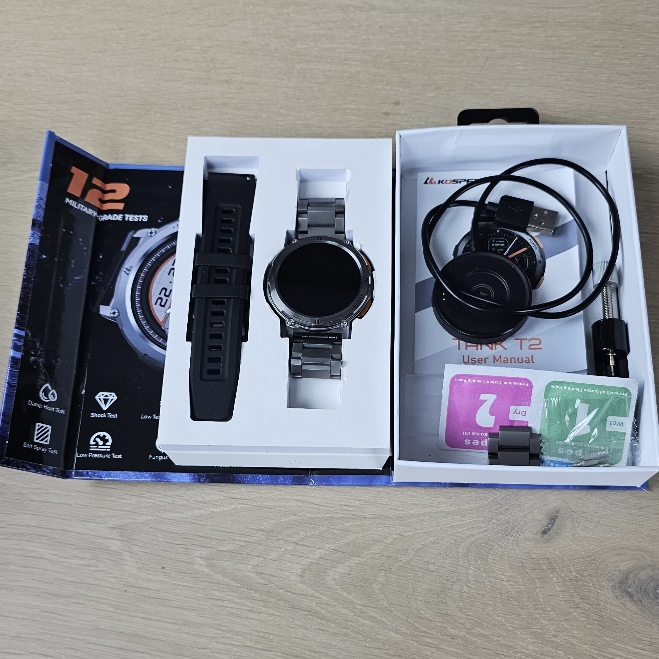 ACAO SOLIDARIA! SMARTWATCH PESSOAL DO KLENION! KOSPET TANK T2 COM FRETE E TAXS INCLUSAS.