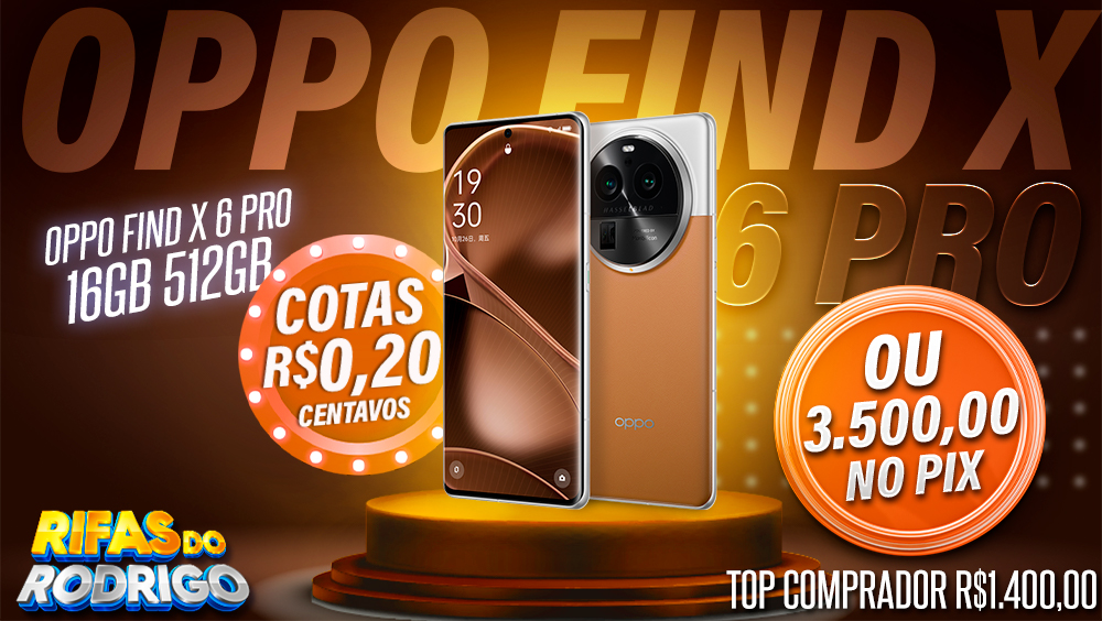 OPPO FIND X6 PRO 16GB 512GB OU R$3.500 NO PIX! TOP COMPRADOR LEVA R$1.400 NO PIX!